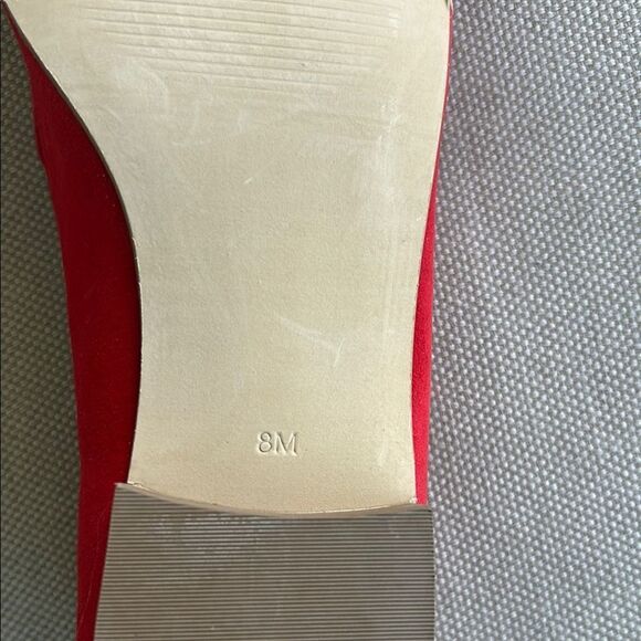 TALBOTS Women's Red Loafers new without tags size 8 - Picture 4 of 8